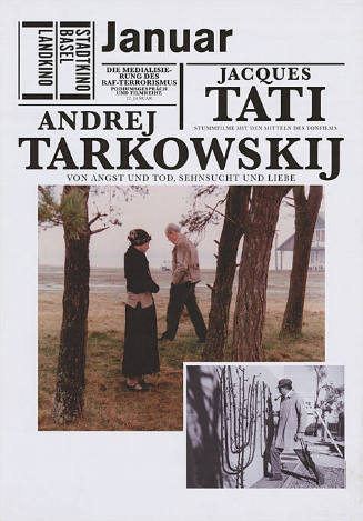 Januar, Jacques Tati, Andrej Tarkowskij, Stadtkino Basel, Landkino