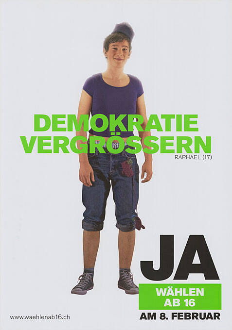 Demokratie vergrössern, Ja, Wählen ab 16