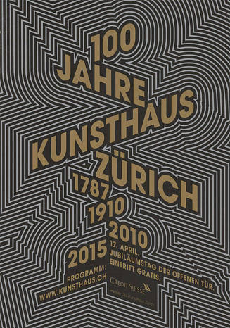 100 Jahre Kunsthaus Zürich