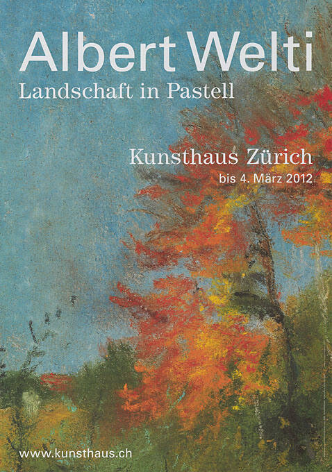 Albert Welti, Landschaft in Pastell, Kunsthaus Zürich