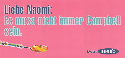 Liebe Naomi: Es muss nicht immer Campbell sein. Dein Hero