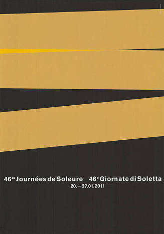 46es Journées de Soleure, 2011