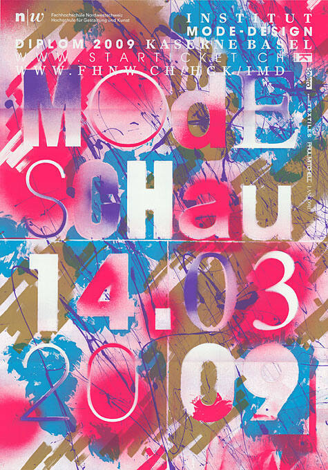 Modeschau, Diplom 2009, Institut Mode-Design, Fachhochschule Nordwestschweiz, Hochschule für Gestaltung und Kunst, Kaserne Basel