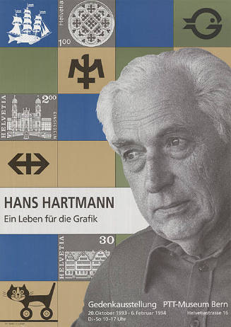 Hans Hartmann, Ein Leben für die Grafik, Gedenkausstellung, PTT Museum Bern