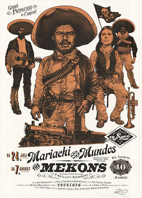 Mariachi Dos Mundos, Mekons, El Lokal