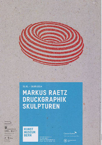 Markus Raetz, Druckgraphik, Skulpturen. Kunstmuseum Bern