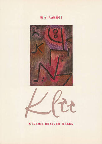 Klee, Galerie Beyeler Basel