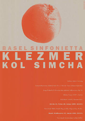 Klezmer, Kol Simcha, Basel Sinfonietta