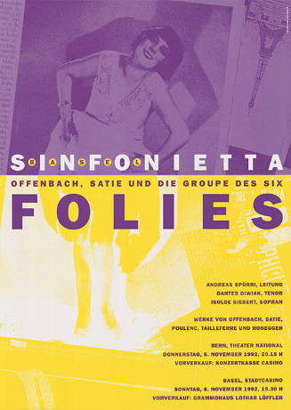 Folies, Offenbach, Satie und die Groupe des Six, Basel Sinfonietta