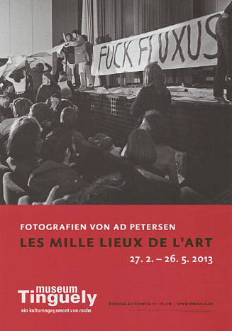 Fotografien von Ad Petersen, Les mille lieux de l’art, Museum Tinguely, Basel