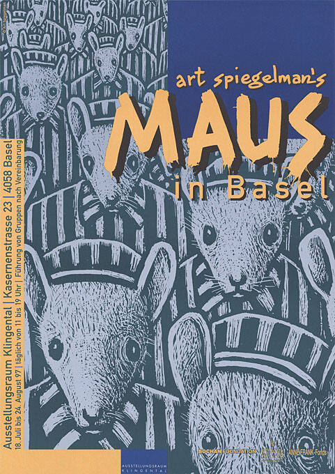 Art Spiegelman’s Maus in Basel, Ausstellungsraum Klingental