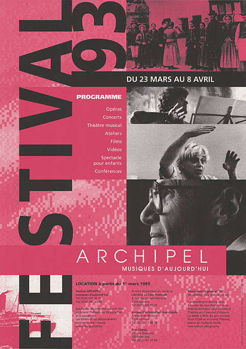 Festival 93, Archipel, Genève