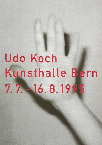 Udo Koch, Kunsthalle Bern