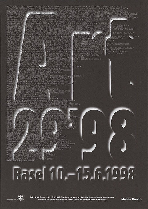 Art 29’98, Messe Basel