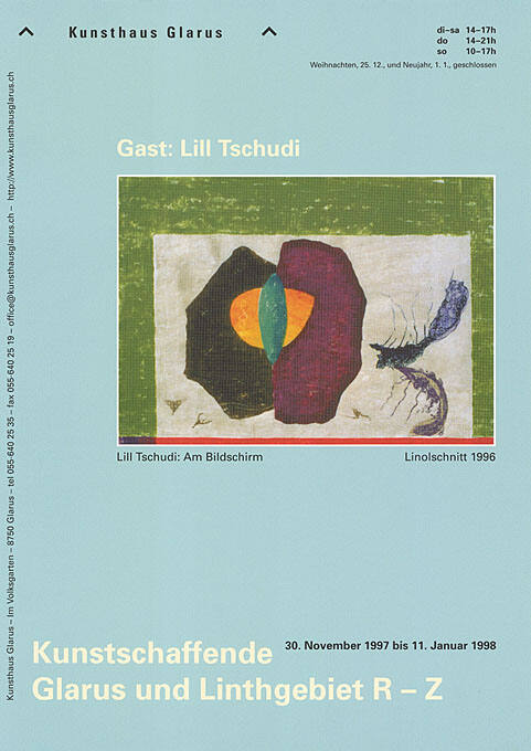 Lill Tschudi: Am Bildschirm