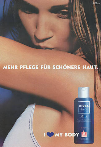 Mehr Pflege für schönere Haut. Nivea Body Milk, I [love] my body