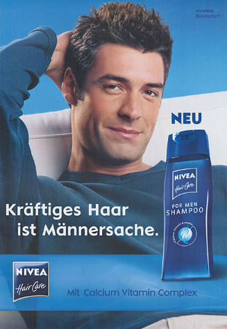 Kräftiges Haar ist Männersache. Nivea