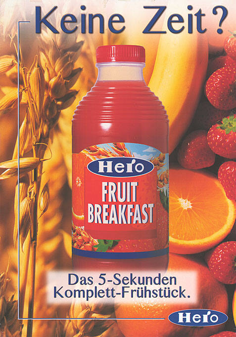 Keine Zeit? Hero Fruit Breakfast, Das 5-Sekunden Komplett-Frühstück. Hero