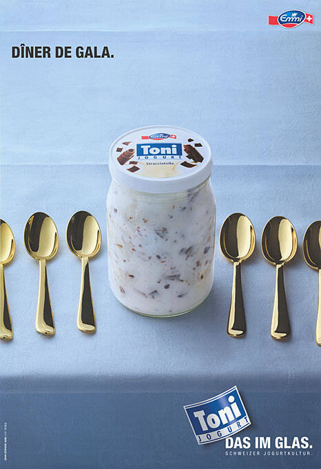 Dîner de gala. Toni Jogurt, Das im Glas.