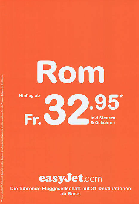 Rom, Fr. 32.95, easyJet.com