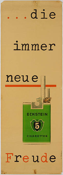 ...die immer neue Freude, Eckstein 5 Cigaretten