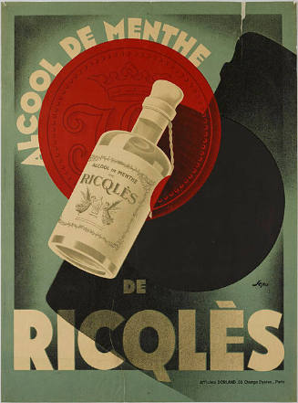 De Ricqlès, Alcool de menthe