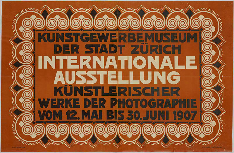 Internationale Ausstellung künstlerischer Werke der Photographie, Kunstgewerbemuseum der Stadt Zürich