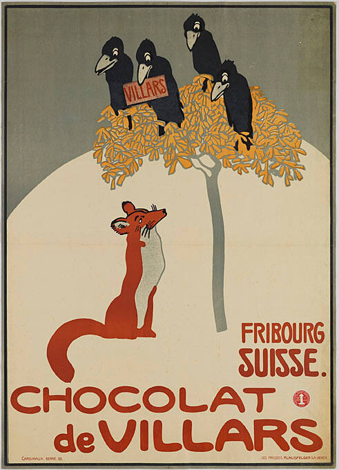 Fribourg Suisse. Chocolat de Villars