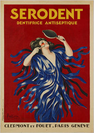 Serodent, Dentifrice antiseptique, Clermont et Fout, Paris Genève