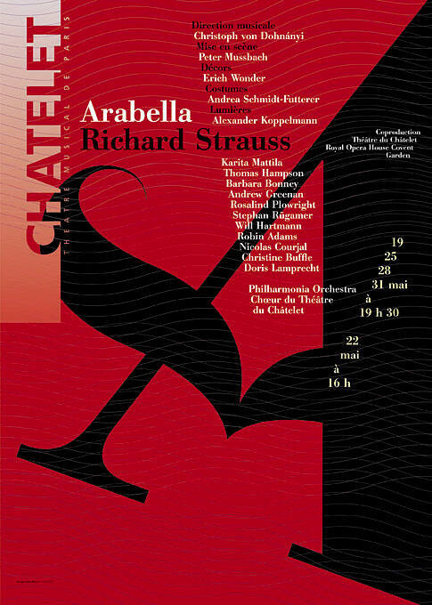 Arabella, Richard Strauss, Châtelet