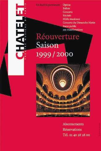 Châtelet, Réouverture saison 1999/2000