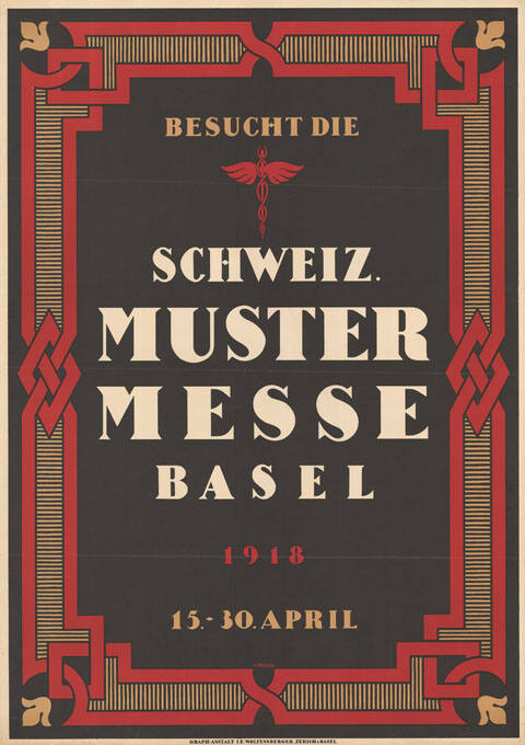 Besucht die Schweiz. Mustermesse Basel