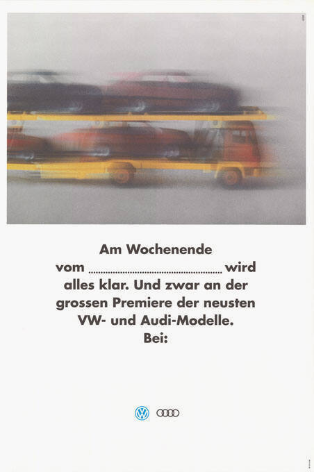 Am Wochenende vom […] wird alles klar. Und zwar an der grossen Premiere der neusten VW- und Audi-Modelle. Bei: