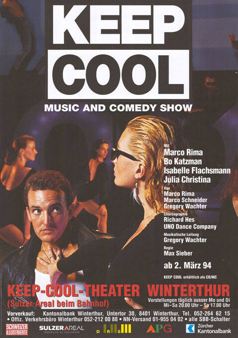 Keep Cool, Musik und Comedy Show, Keep-Cool-Theater Winterthur