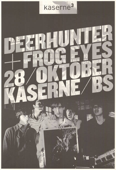 Deerhunter, Frog Eyes, Kaserne Basel