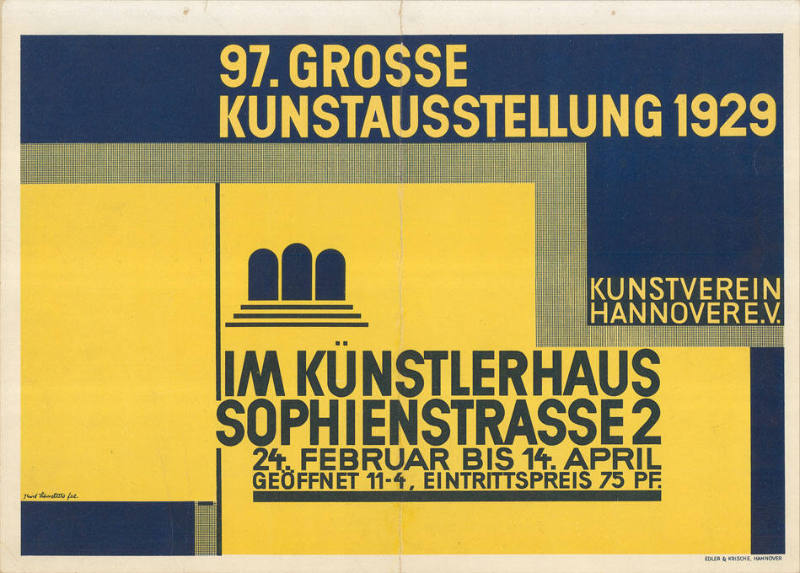 97. Grosse Kunstausstellung 1929, Im Künstlerhaus, Sophienstrasse 2, Kunstverein Hannover e. V.