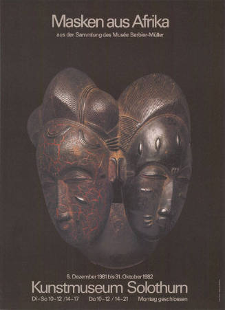 Masken aus Afrika aus der Sammlung des Musée Barbier-Müller, Kunstmuseum Solothurn