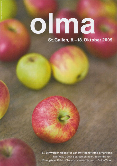 Olma, 67. Schweizer Messe für Landwirtschaft und Ernährung