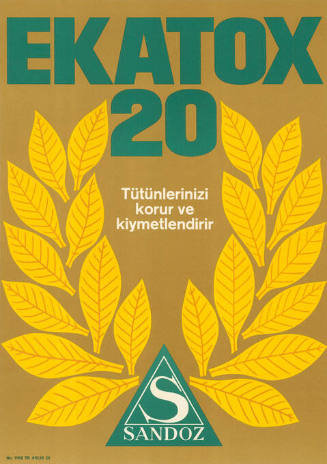 Ekatox 20, Tütünlerinizi korur ve kiymetlendiri, Sandoz