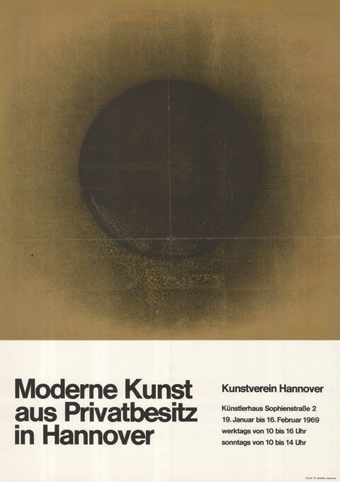 Moderne Kunst aus Privatbesitz in Hannover, Kunstverein Hannover