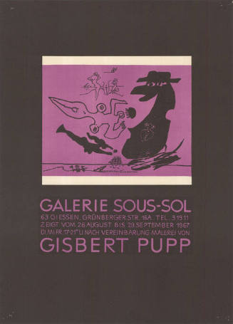 Gisbert Pupp, Galerie Sous-Sol, Giessen