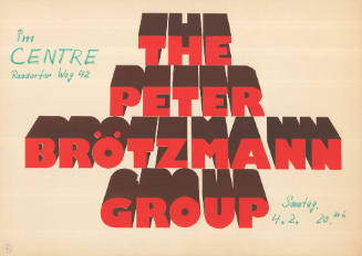 The Peter Brötzmann Group, Centre, Göttingen