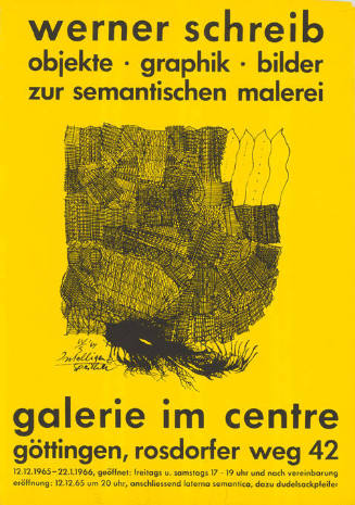 Werner Schreib, Galerie im Centre, Göttingen