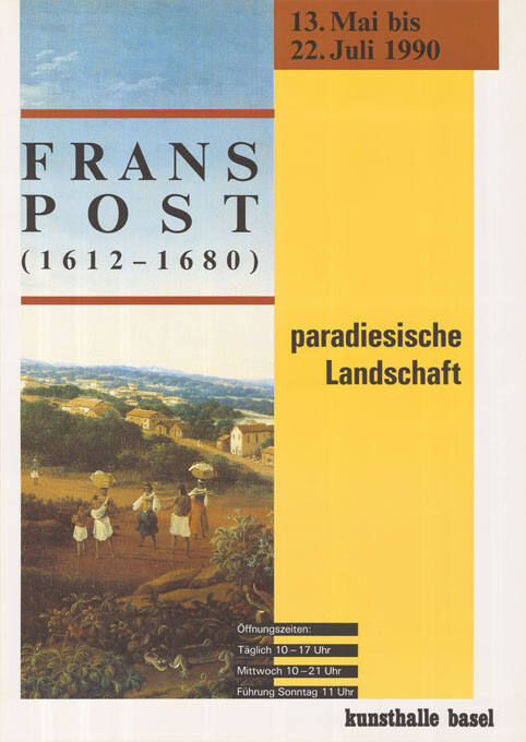 Frans Post, paradiesische Landschaft, Kunsthalle Basel