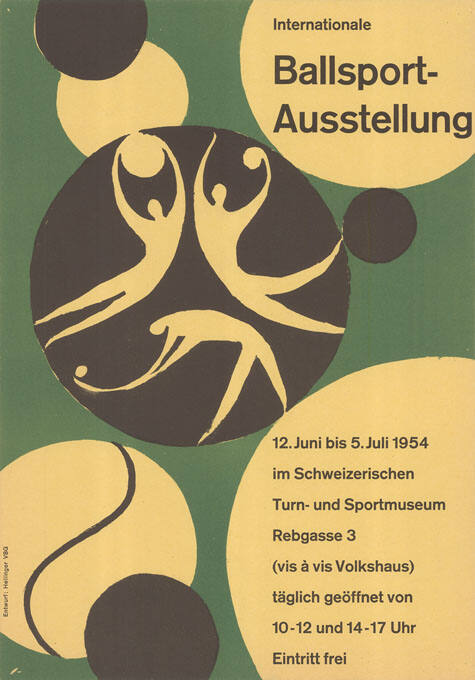 Internationale Ballsport-Ausstellung, Schweizerisches Turn- und Sportmuseum, Basel