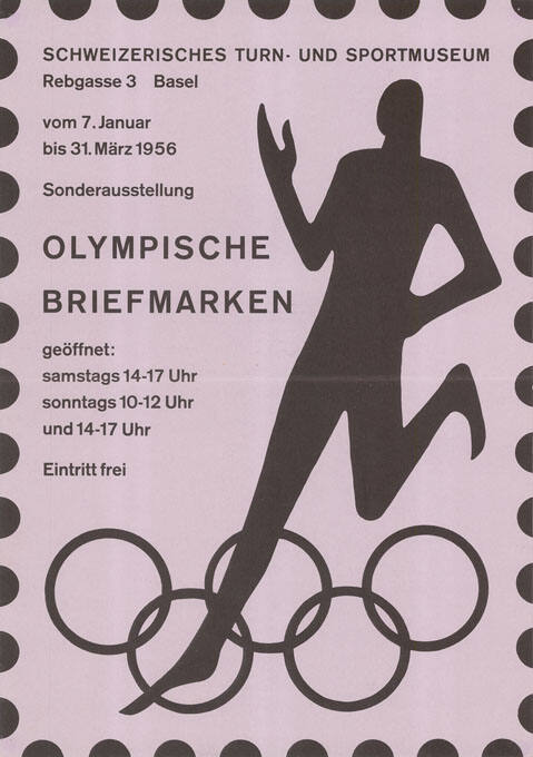 Olympische Briefmarken, Schweizerisches Turn- und Sportmuseum