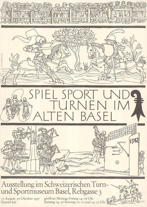 Spiel Sport und Turnen im alten Basel, Schweizerisches Turn- und Sportmuseum, Basel