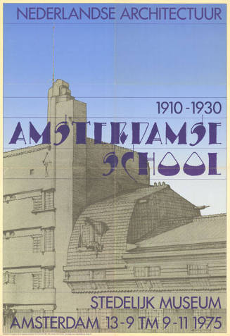 Nederlandse architectuur, Amsterdamse school 1910-1939, Stedelijk Museum, Amsterdam