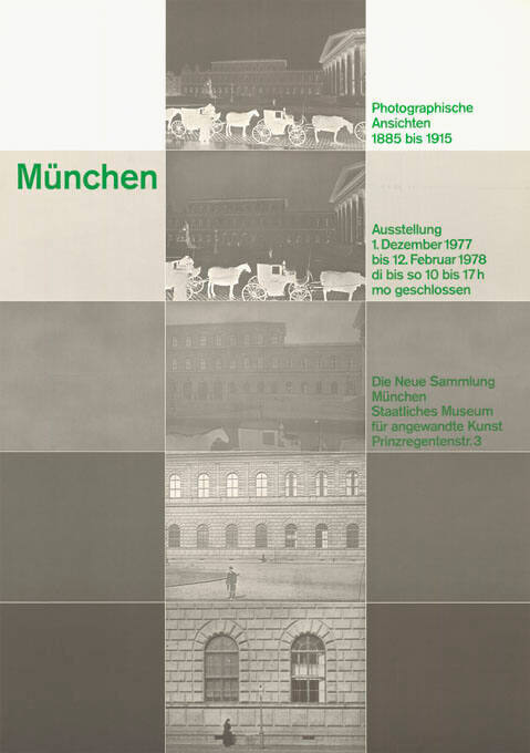 München, Photographische Ansichten, 1885 bis 1915, Die Neue Sammlung, München