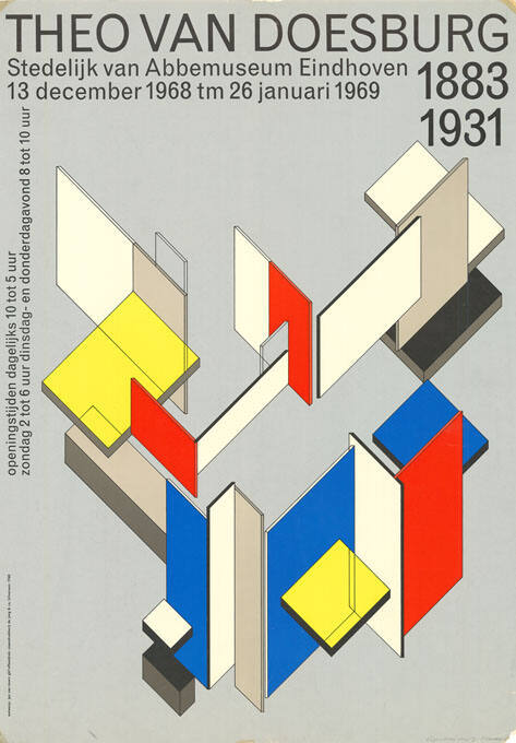 Theo van Doesburg, 1883-1931, Stedelijk van Abbemuseum Eindhoven